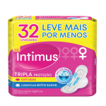 Absorvente Externo Intimus Tripla Proteção Suave com Abas - 32un