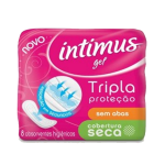 Absorvente Externo Intimus Tripla Proteção Seca sem Abas Com 8
