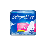 Absorvente Externo Sempre Livre Adapt Plus Suave c / Abas- 8un