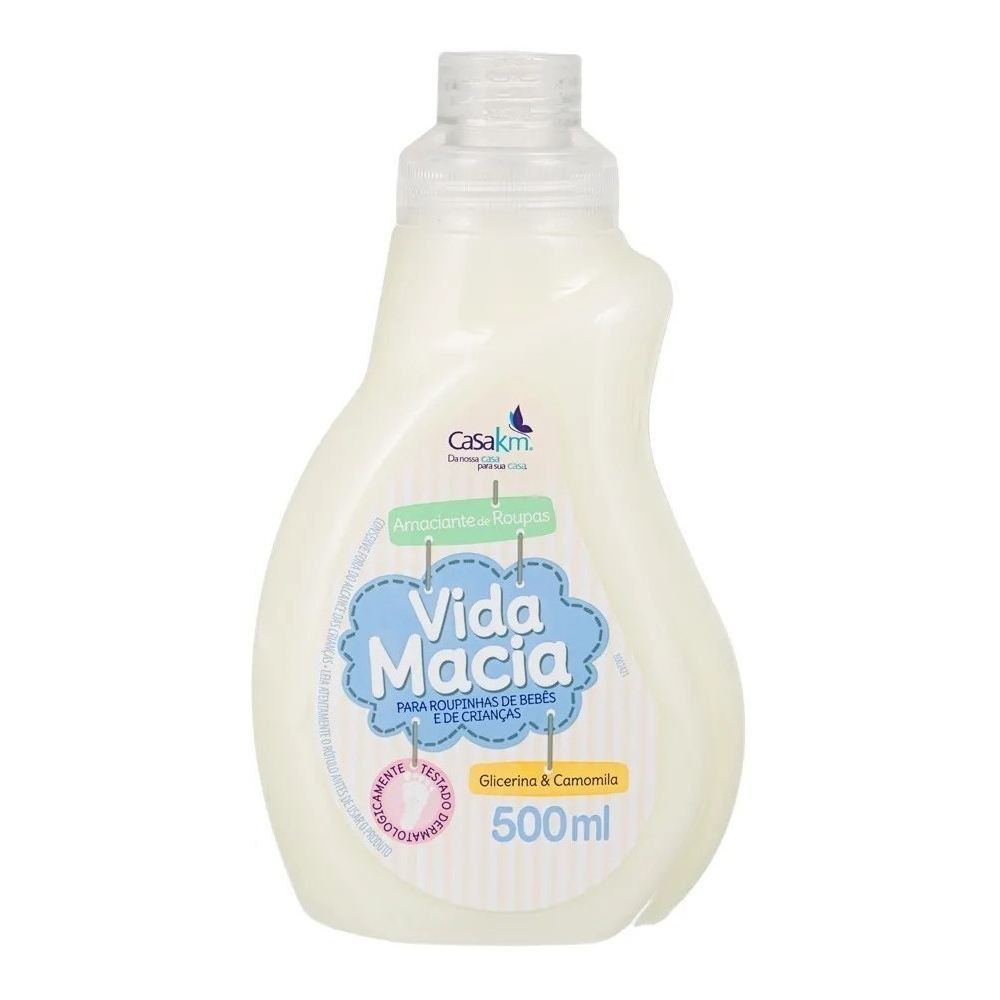 Amaciante de Roupas Vida Macia Glicerina e Camaomila 500ml Amaciante de Roupas Vida Macia Glicerina & Camomila 500ml - Imagem 1