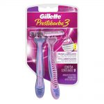 Aparelho de Depilação Descartável Gillette Prestobarba3 Rosa 2 Unidad