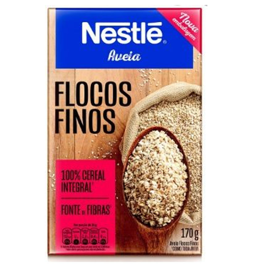 Aveia Nestlé Flocos Finos Aveia em Flocos Finos Nestlé 170g - Imagem 1