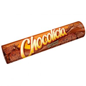 Biscoito Recheado de Chocolate Chocolícia 132g