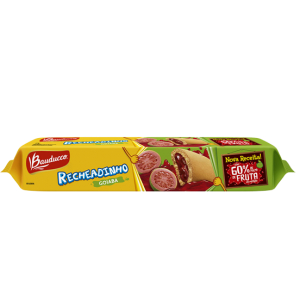 Biscoito Recheadinho Sabor Goiaba Bauducco 112g