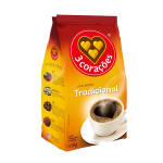 Café Torrado e Moído Tradicional 3 Corações Almofada 500g