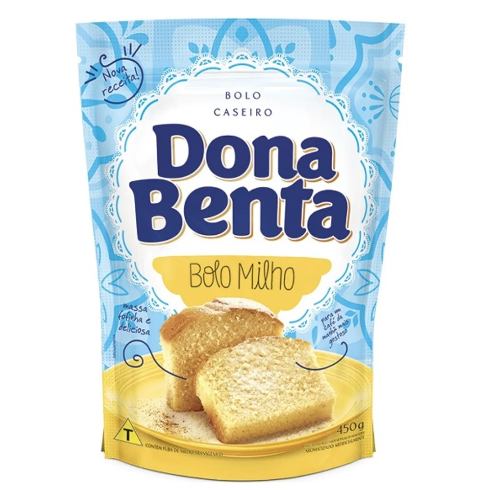 Dona Benta Milho Massa de Bolo Dona Benta Milho 450g - Imagem 1