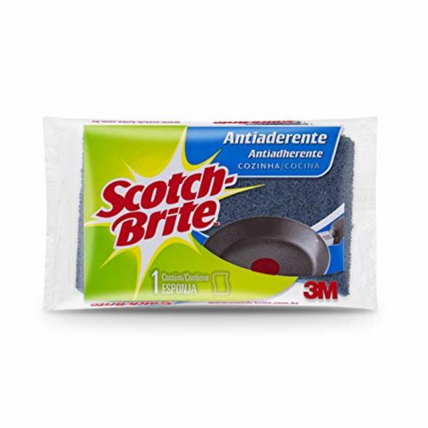 Esponja Antiaderente 1un Scotch-Brite Esponja Antiaderente 1un Scotch-Brite - Imagem 1
