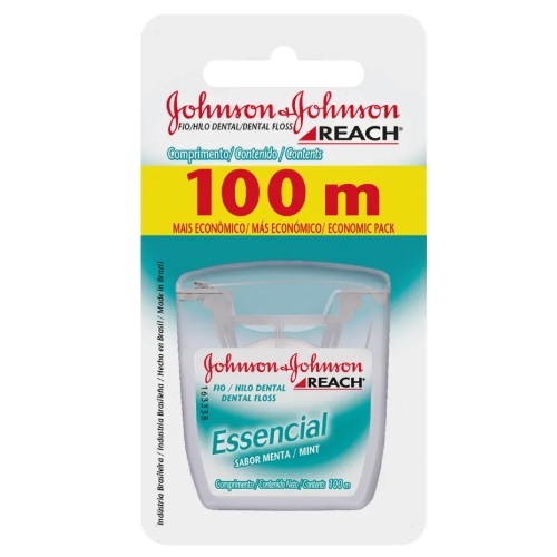 Fio Dental Johnson Johnson Mint 100m Fio Dental Johnson Johnson Mint 100m - Imagem 1
