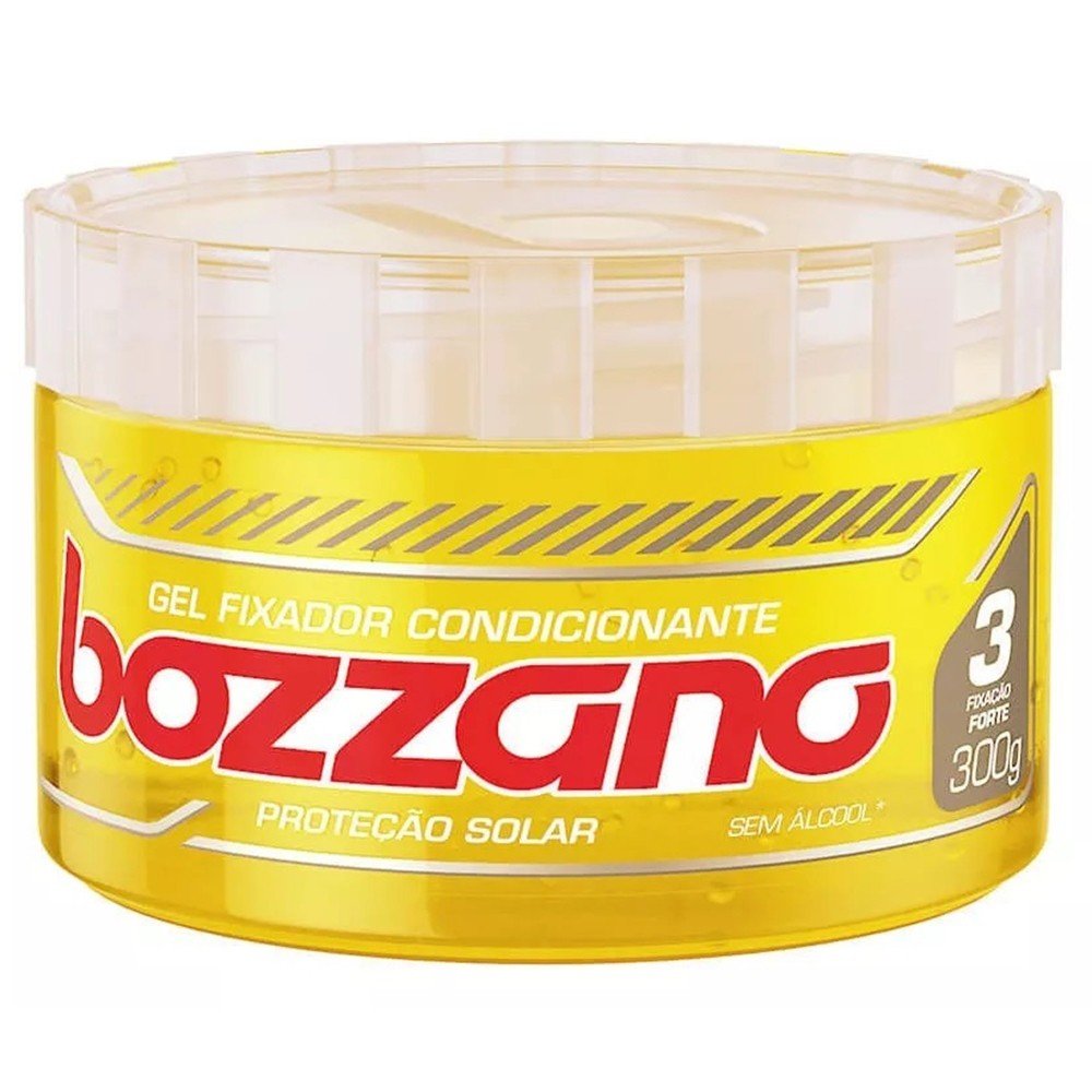 Gel Fixador Bozzano Amarelo Fixação Forte 300g Gel Fixador Bozzano Amarelo Fixação Forte 300g - Imagem 1