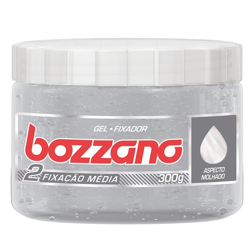 Gel Fixador Bozzano Incolor Fixação Media 300g Gel Fixador Bozzano Incolor Fixação Media 300g - Imagem 1