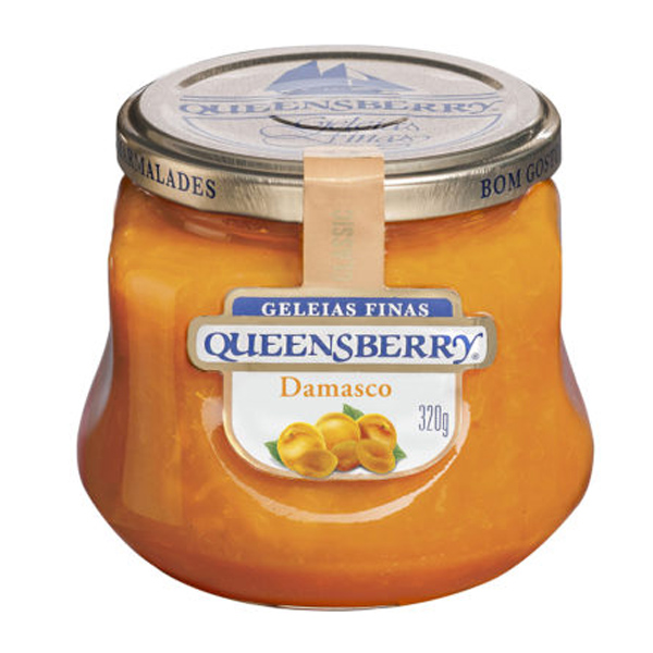 Geléia de Damasco QB Geleia Fina Queensberry Damasco 320g - Imagem 1