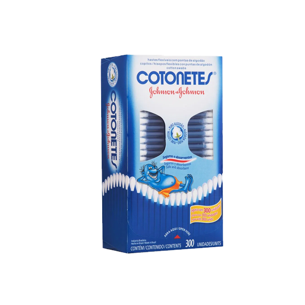 Hastes Flexíveis Cotonete Johnson & Johnson Embalagem Econômica 150un Hastes Flexíveis Cotonete Johnson & Johnson Embalagem Econômica 150un - Imagem 1