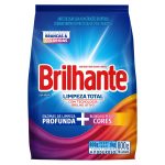 Lava Roupas em Pó Brilhante Brancas e Coloridas Limpeza Total 800g