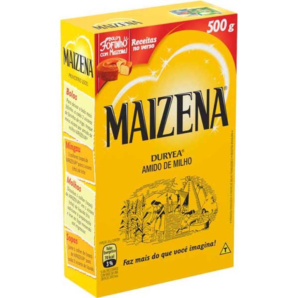Maizena 500g Amido de Milho Maizena 500g - Imagem 1