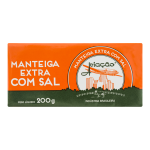 Manteiga Aviação Com Sal Tablete 200g