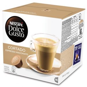 Cápsulas de Café Nescafé Dolce Gusto Cortado Espresso Macchiato 100g 16 cápsulas