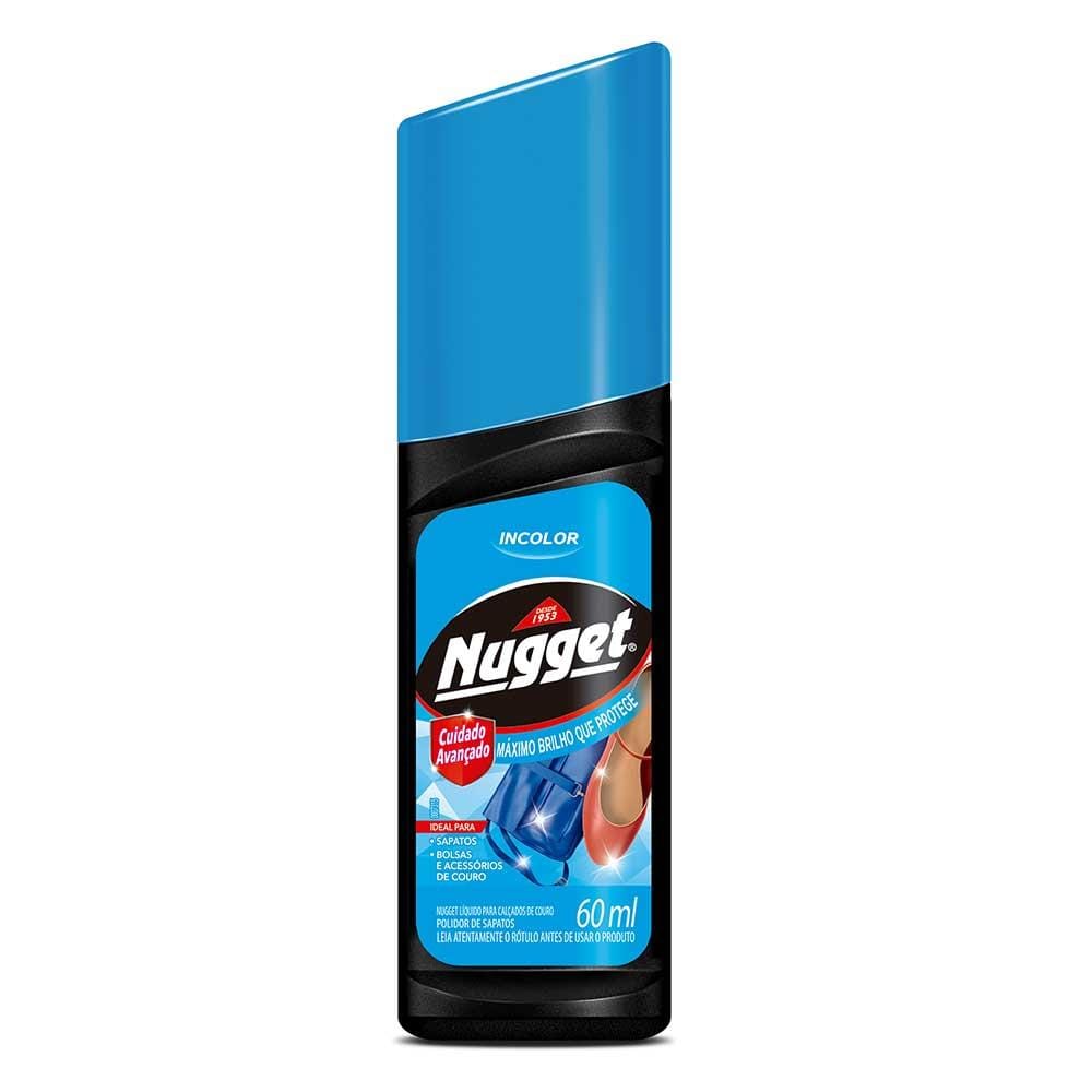 Polidor de Sapatos Nugget Liquido Incolor 60ml Polidor de Sapatos Nugget Liquido Incolor 60ml - Imagem 1