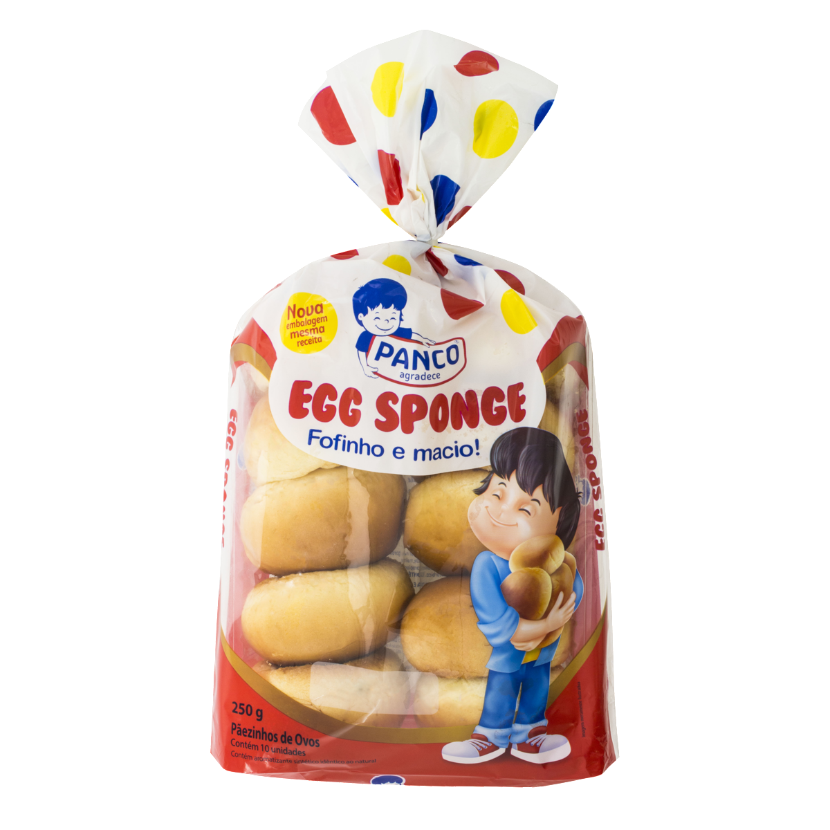 Pãezinhos Egg Sponge Panco 250g Pãezinhos Egg Sponge Panco 250g - Imagem 1