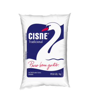 Sal Refinado CISNE Pacote 1kg