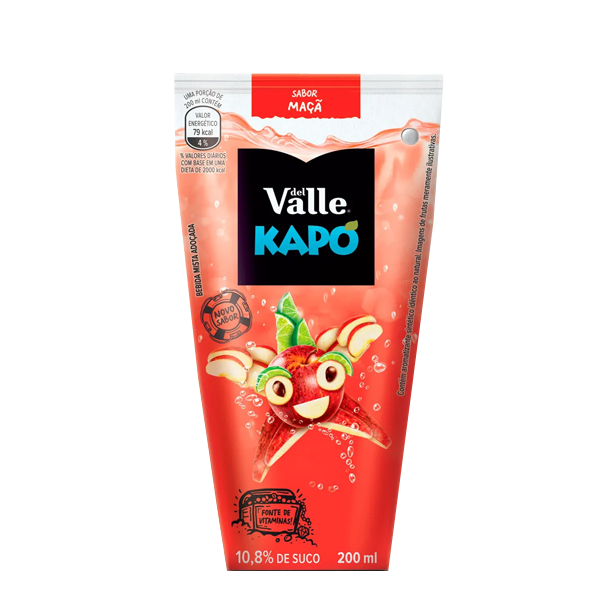 Suco Del Valle Kapo Maçã 200ml Suco Del Valle Kapo Maçã 200ml - Imagem 1