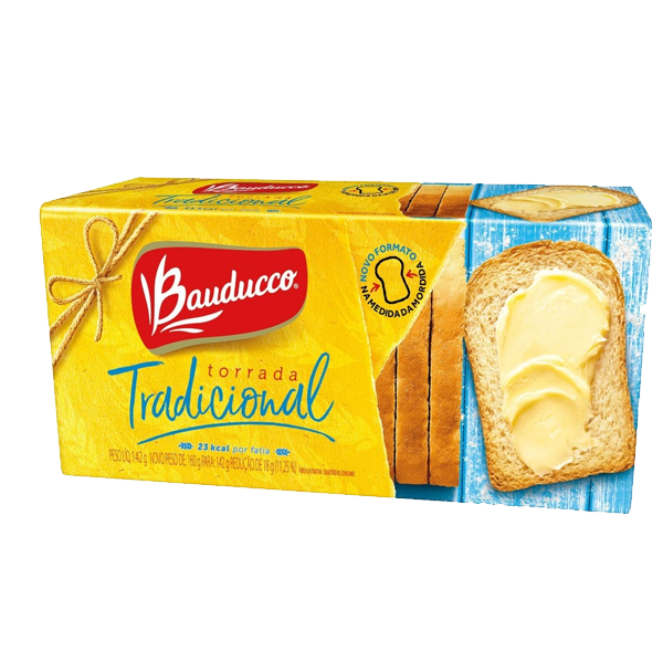Torrada Bauducco Tradicional 142 Torrada Tradicional Bauducco 142g - Imagem 1