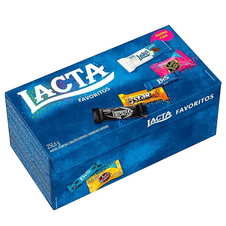 bombom lacta favoritos 250,6 Bombom Lacta Favoritos 250,6g - Imagem 1