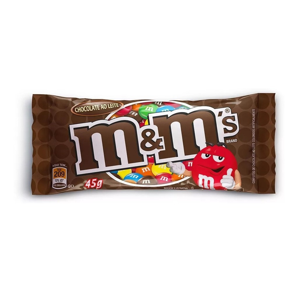 confeitos mms 45g Confeitos de Chocolate M&M's 45g - Imagem 1