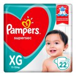 Fralda Pampers Supersec XG 22Un