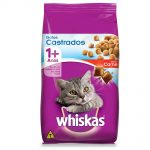 Ração Gatos Castrados Whiskas Carne 500g