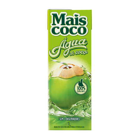 Água de coco mais coco Água de Coco Mais Coco 1l - Imagem 1