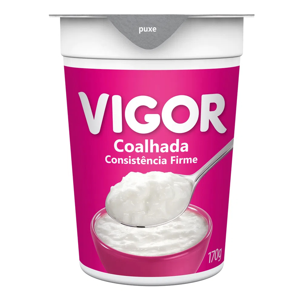 Iogurte Vigor Coalhada Iogurte Natural Vigor Coalhada Consistência Firme 150g - Imagem 1