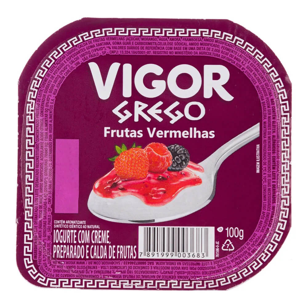 iogurte-grego-sabor-frutas-vermelhas-vigor-100g Iogurte Vigor Grego Frutas Vermelhas 90g - Imagem 1