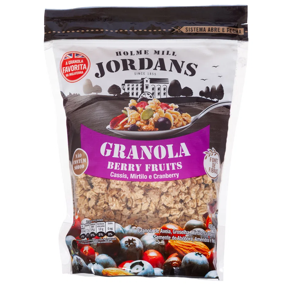 Berry Fruits Granola Holme Mill Jordans Berry Fruits 400g - Imagem 1