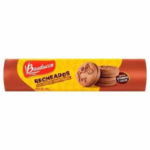 Biscoito Recheado Bauducco Gulosos Duplo Chocolate 140g