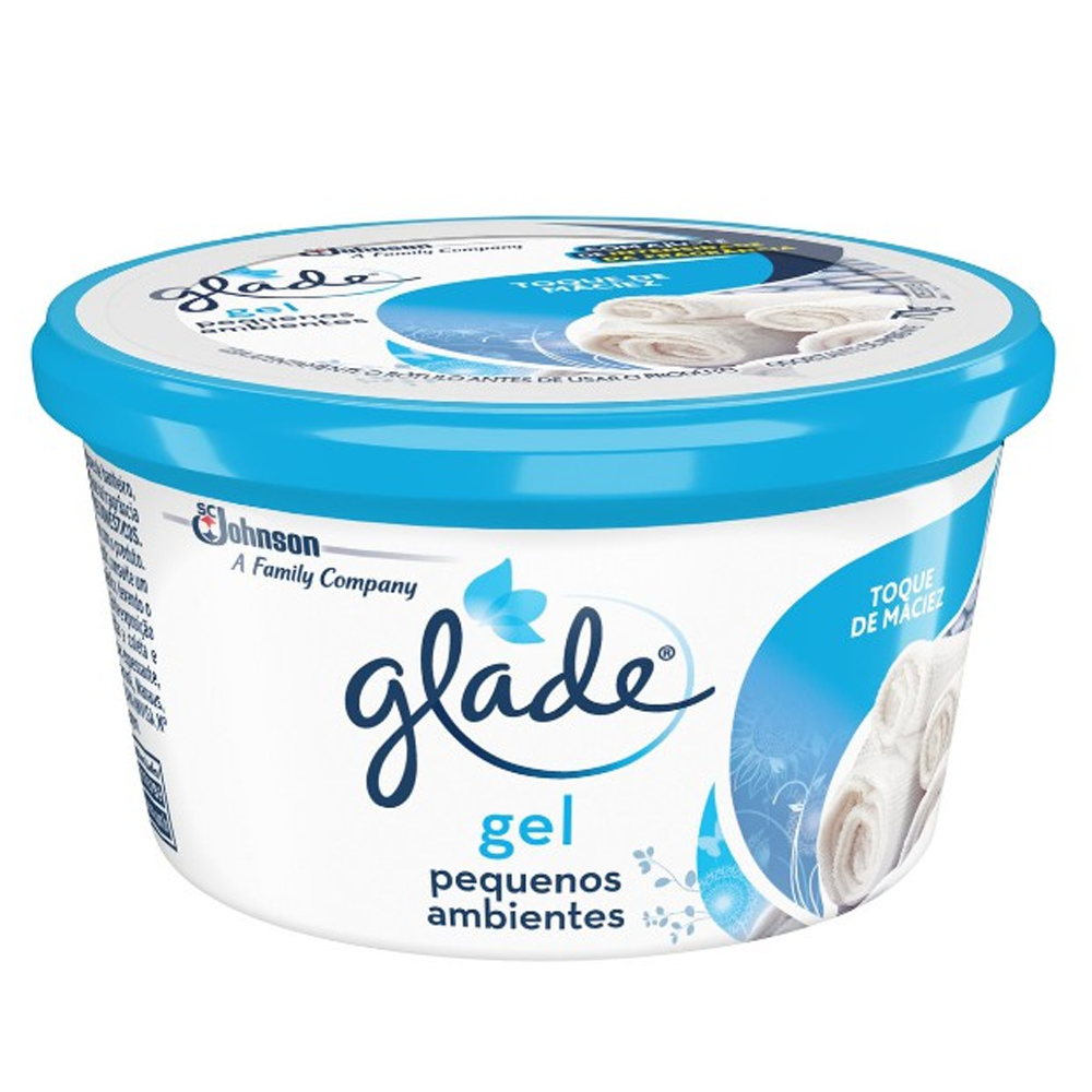 Perfume Glade Gel Toque de Maciez Odorizante de Pequenos Ambiente Gel Glade Toque de Maciez 70g - Imagem 1