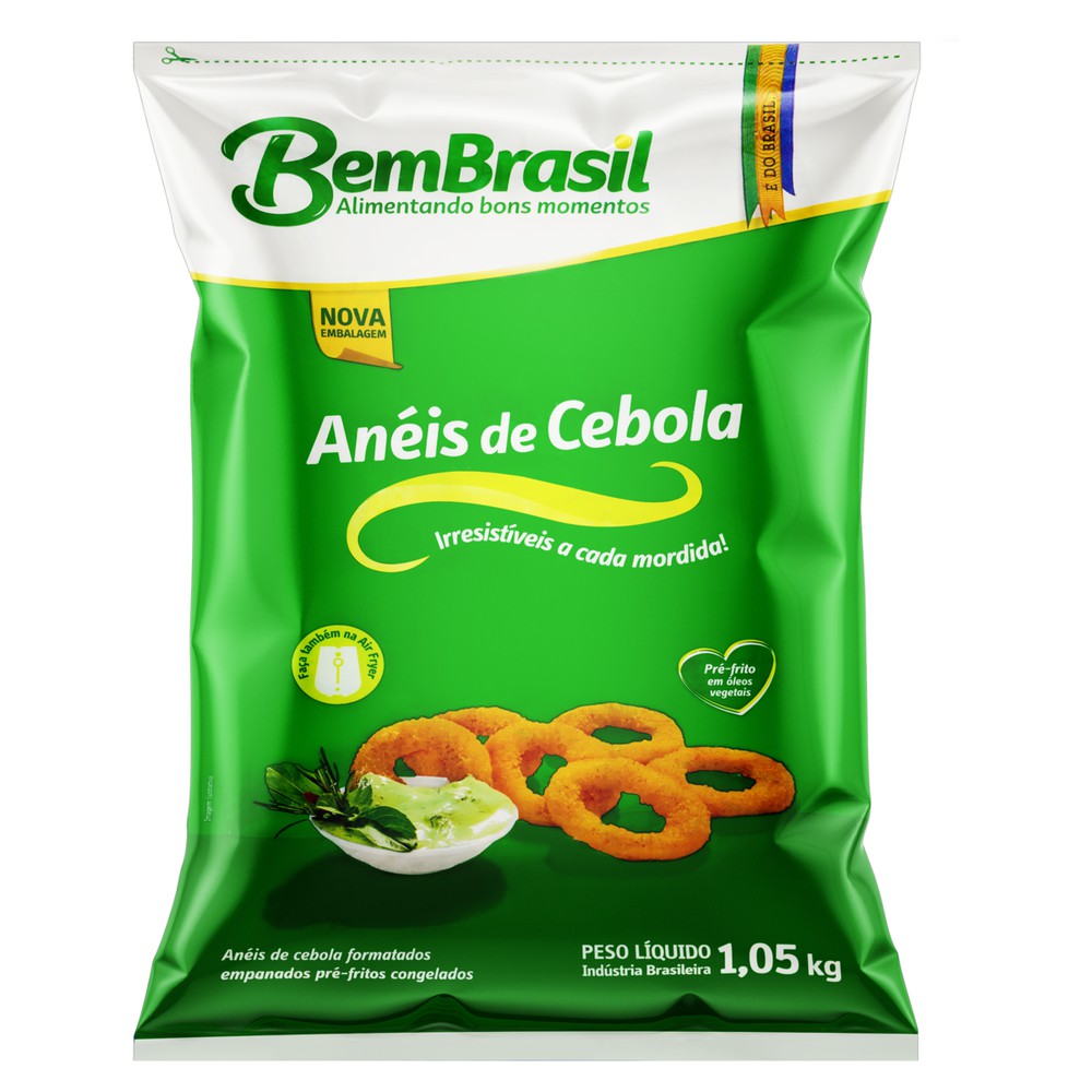 Aneis de Cebola Bem Brasil Anéis de Cebola Bem Brasil 1,05Kg - Imagem 1