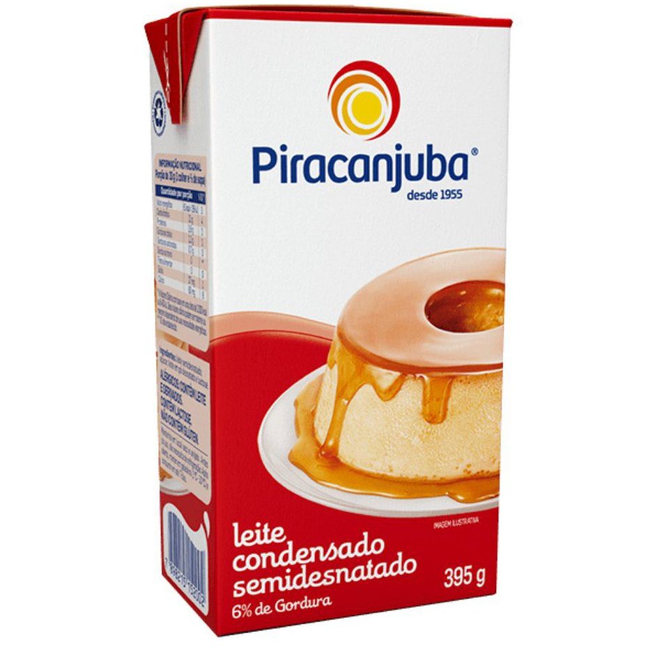 Leite Condensado Piracanjuuj Leite Condensado Piracanjuba 395g - Imagem 1
