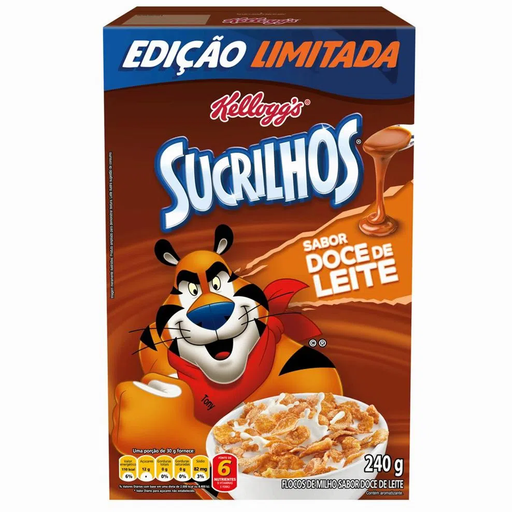 SugrilosKKKK Cereal Matinal Sucrilhos Kellogg's Sabor Doce de Leite 240g - Imagem 1