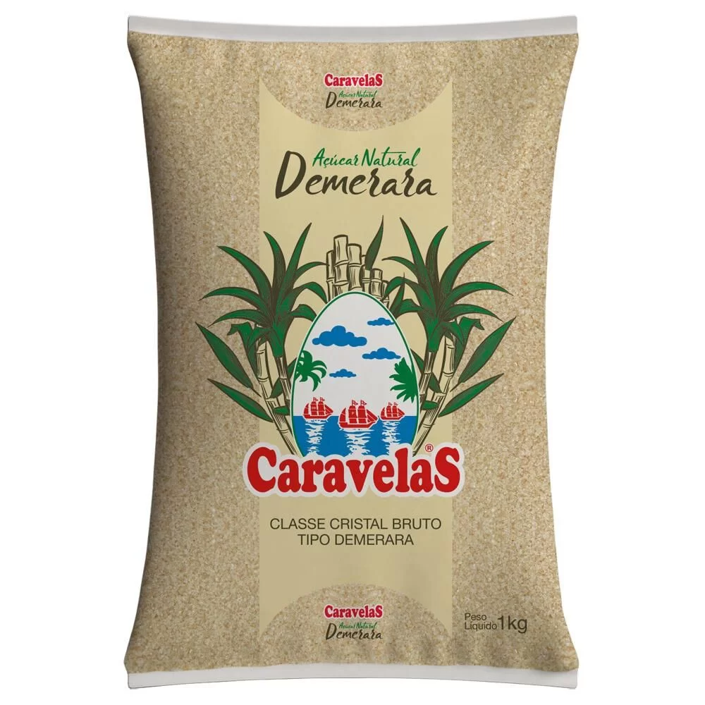 Açucarcaravelas Açúcar Caravelas Natural Demerara 1Kg - Imagem 1