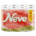 Papel Higiênico Folha Dupla 20m Leve 16 Pague 15 Rolos Neve