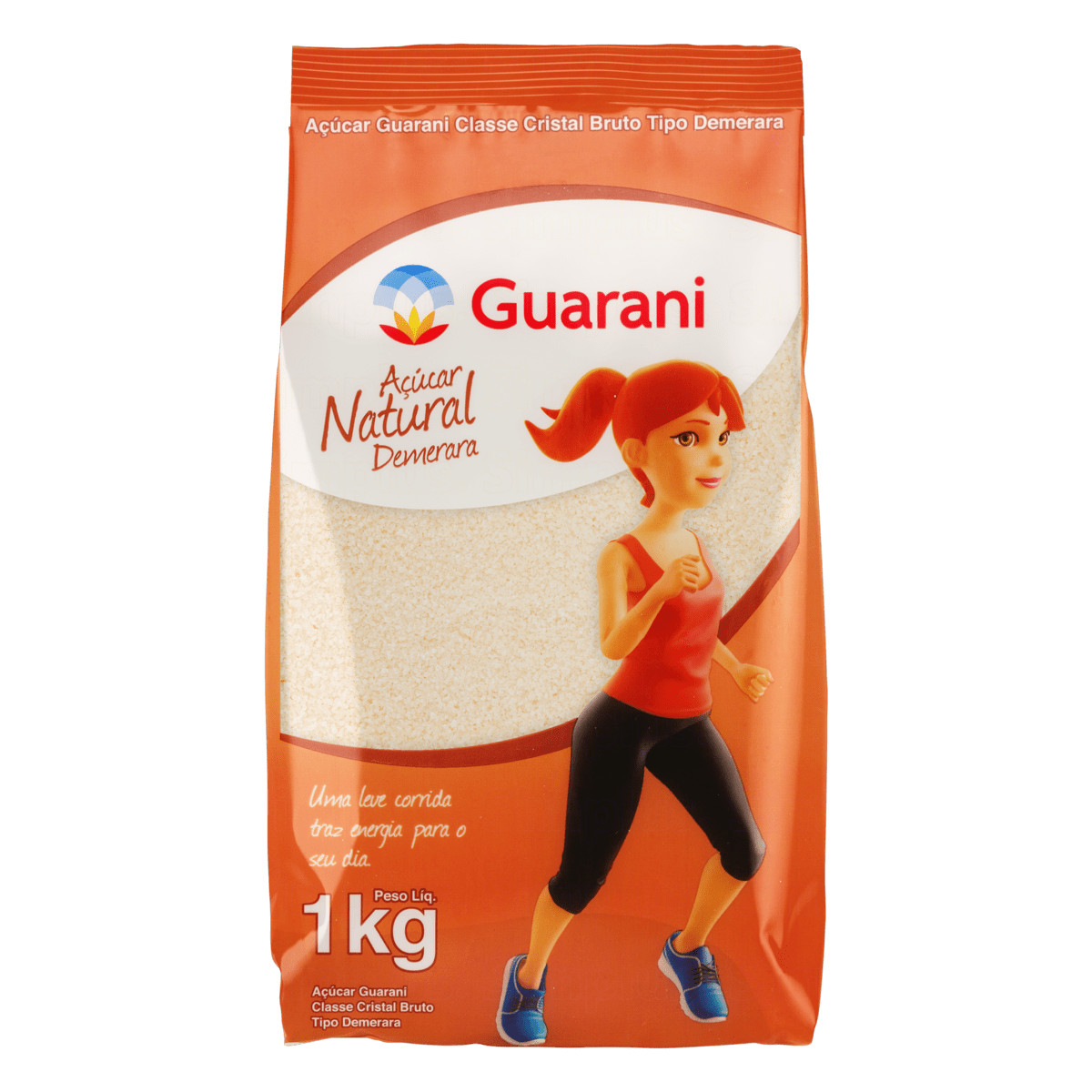 Acucar-Demerara-Guarani-Pacote-1kg Açúcar Natural Demerara Guarani 1Kg - Imagem 1