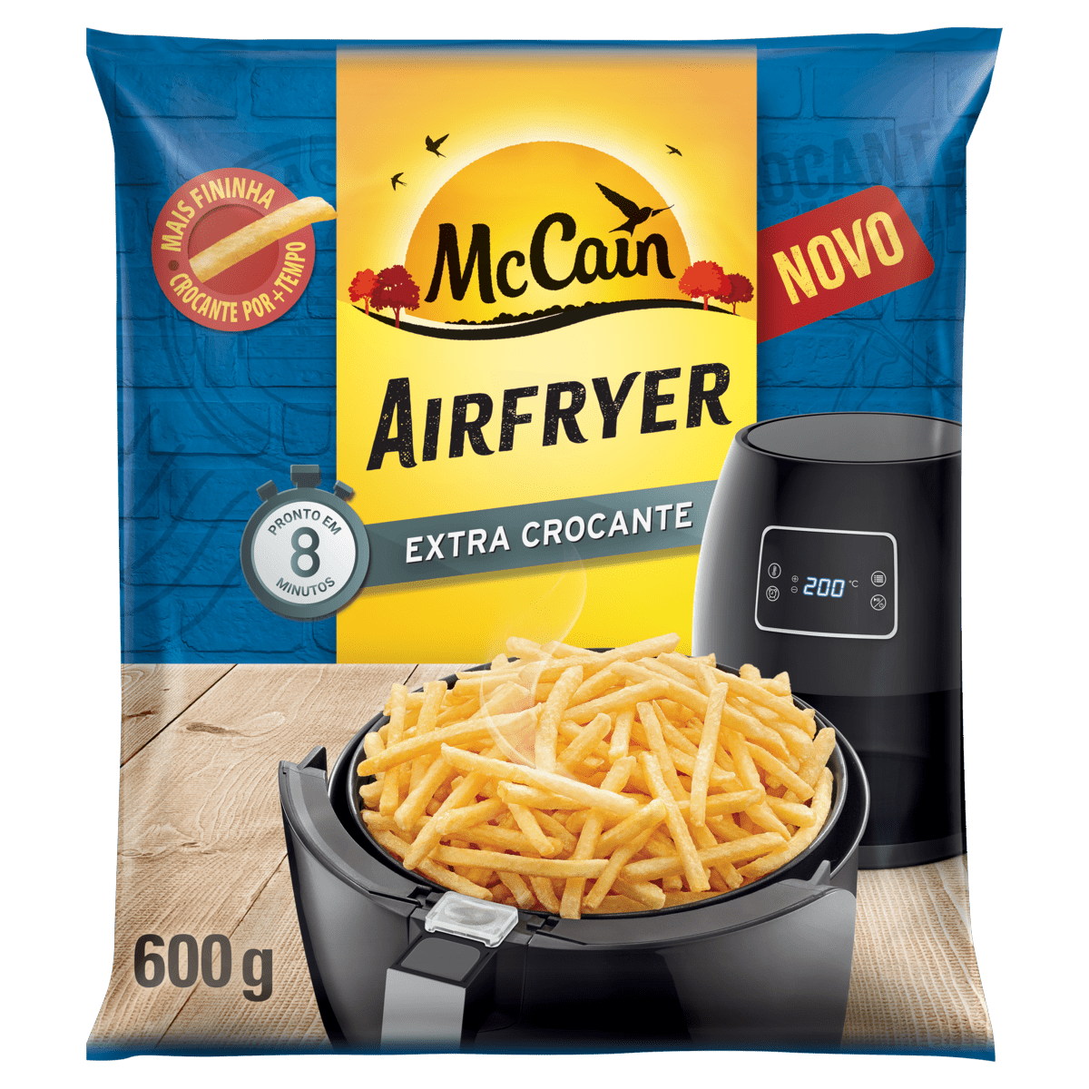 63ac2af620a0ed320dd350a5 Batata Palito AirFryer McCain 600g - Imagem 1