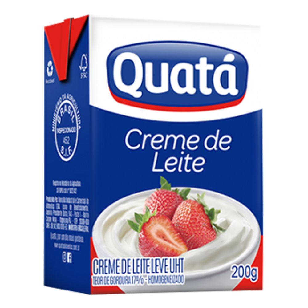 Creme de Leite Quatá 200g Creme de Leite Quatá 200g - Imagem 1