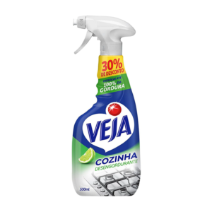 Limpador Desengordurante Cozinha Limão Veja Pulverizador 500ml