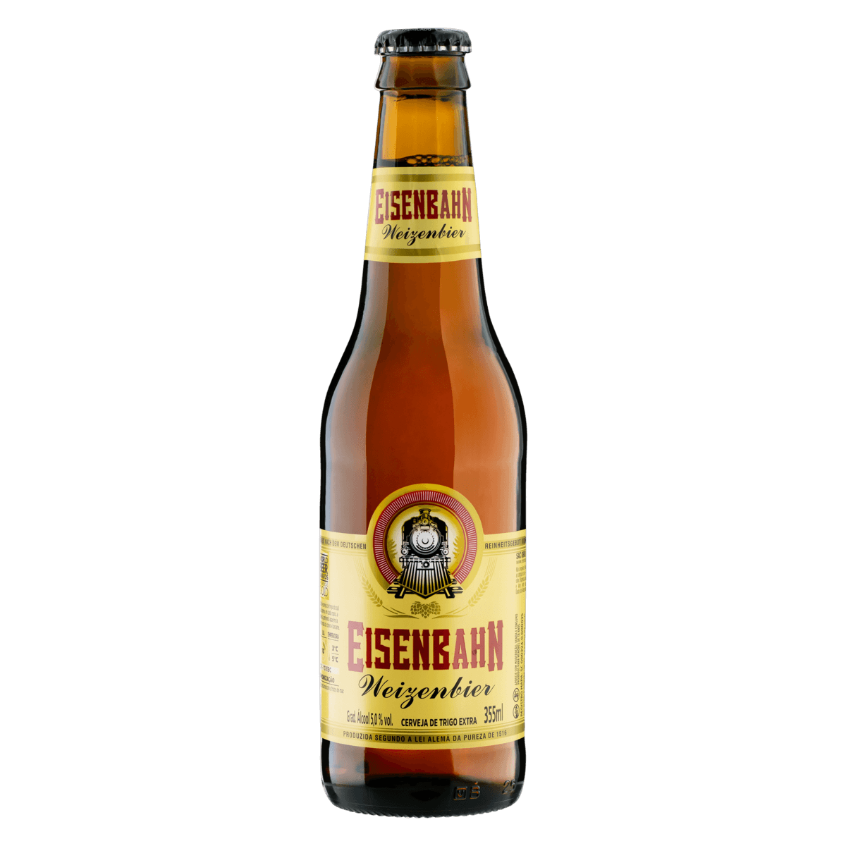 Cerveja-Weizenbier-Eisenbahn-Garrafa-355ml Cerveja Eisenbahn Weizenbier 355ml - Imagem 1