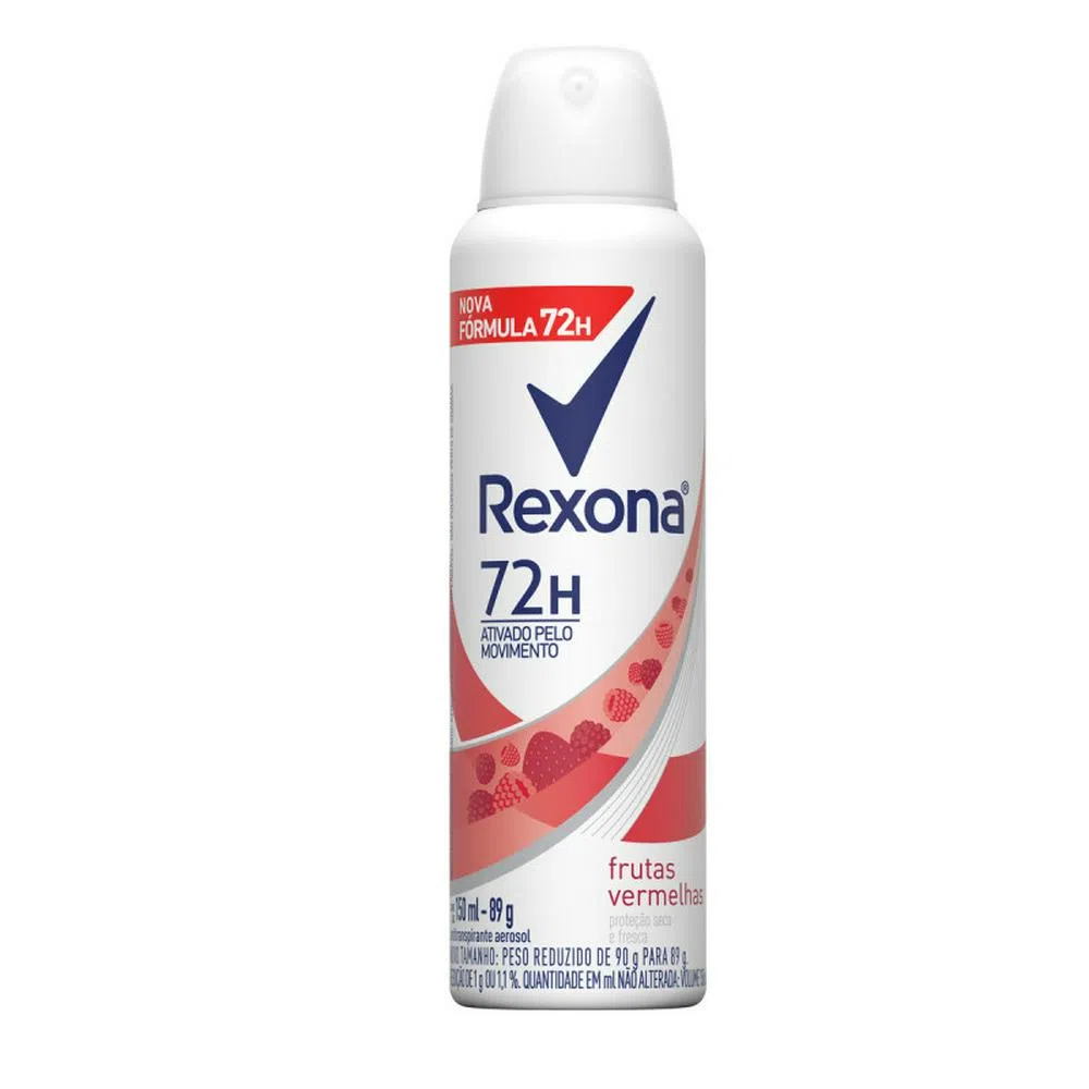 desodorante-rexona-women-aerosol-frutas-vermelhas-150ml Desodorante Rexona Frutas Vermelhas 150ml - Imagem 1
