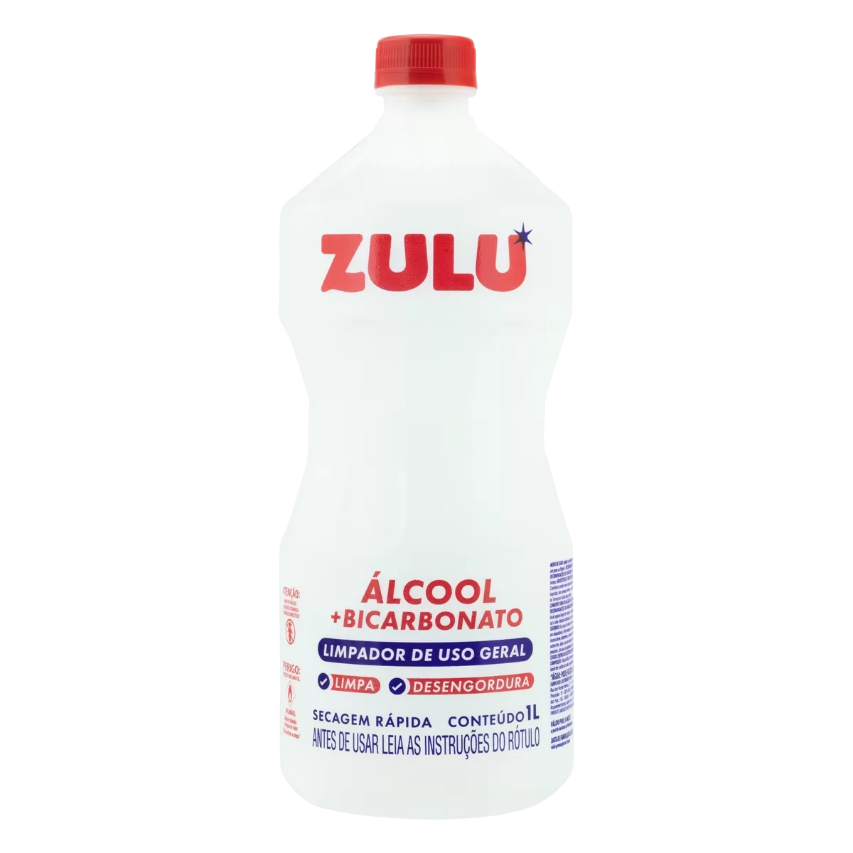 24797398 Álcool Zulu Com Bicarbonato 1l - Imagem 1
