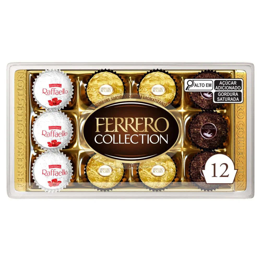 7898024397458 CHOC FERRERO COLLECTION C/12 134G - Imagem 1