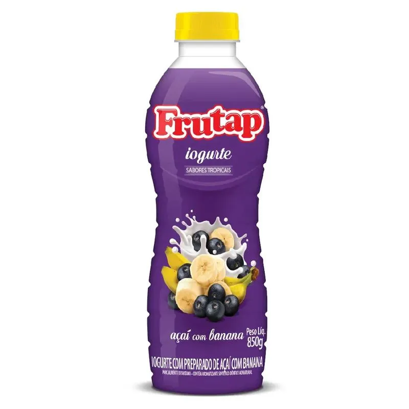 banana Iogurte Frutap Açaí Com Banana 850g - Imagem 1
